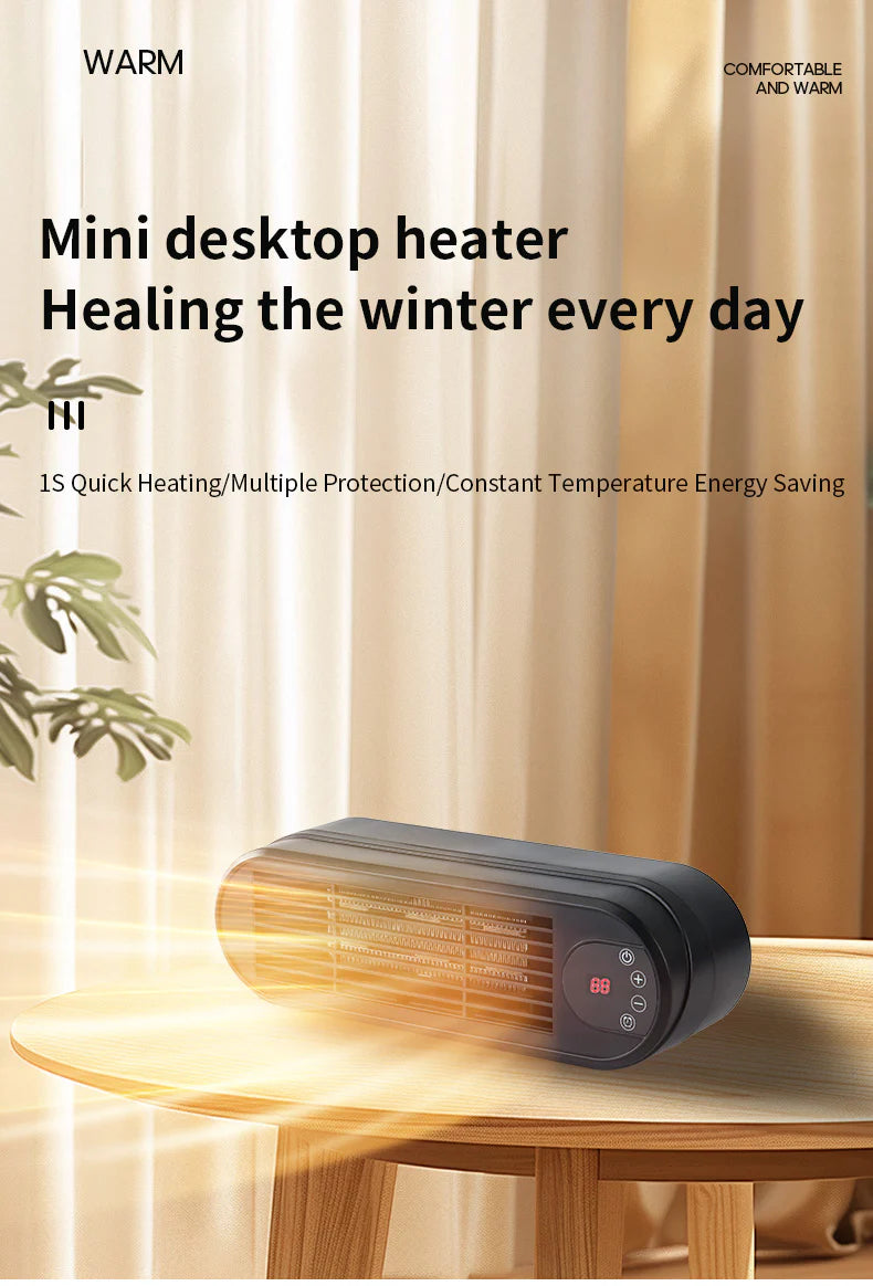 Desktop Heater | Small Home Heater | Portable Hot Air Blower