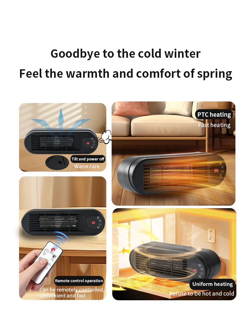 Desktop Heater | Small Home Heater | Portable Hot Air Blower