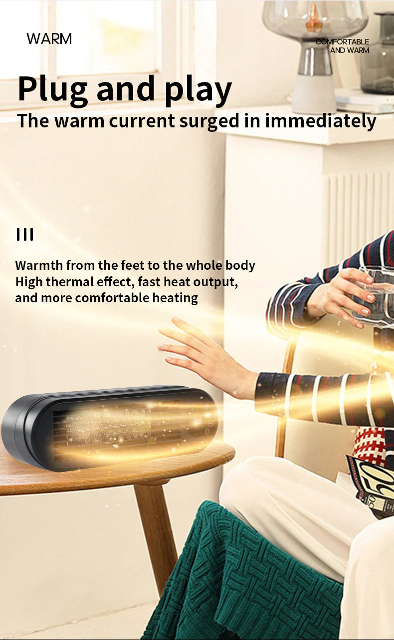 Desktop Heater | Small Home Heater | Portable Hot Air Blower