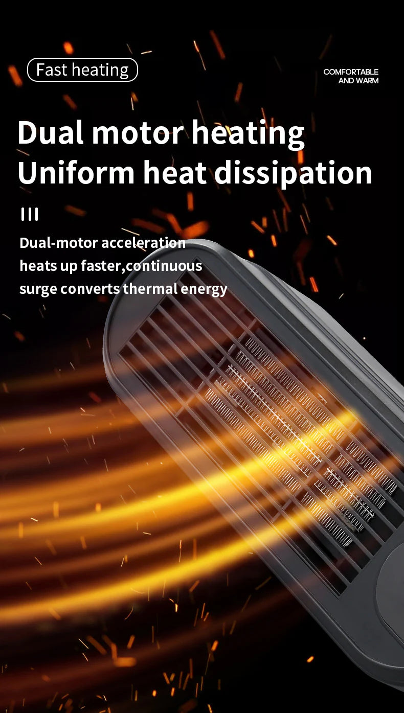 Desktop Heater | Small Home Heater | Portable Hot Air Blower