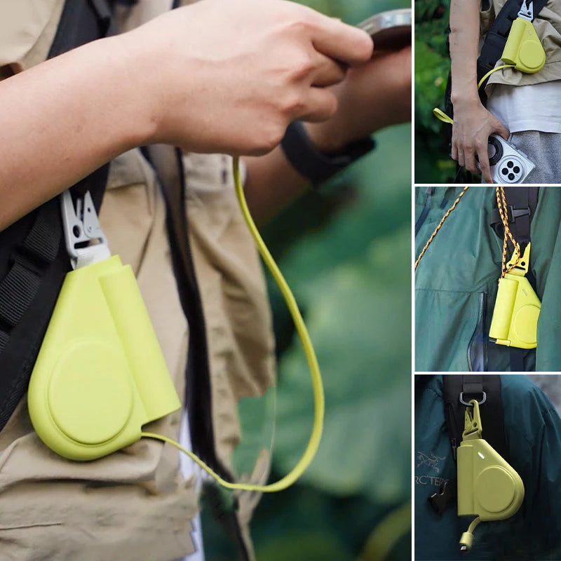 Power Bank with Retractable Charging Cable