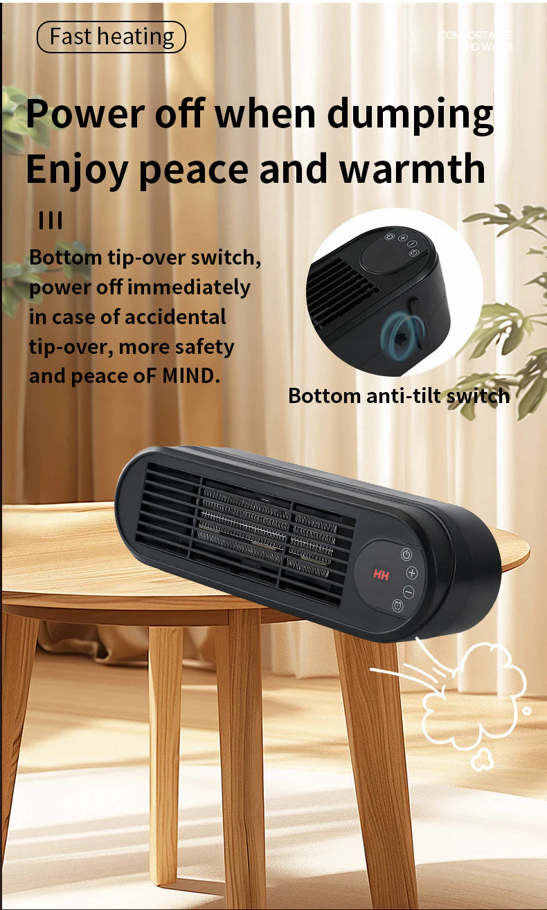 Desktop Heater | Small Home Heater | Portable Hot Air Blower