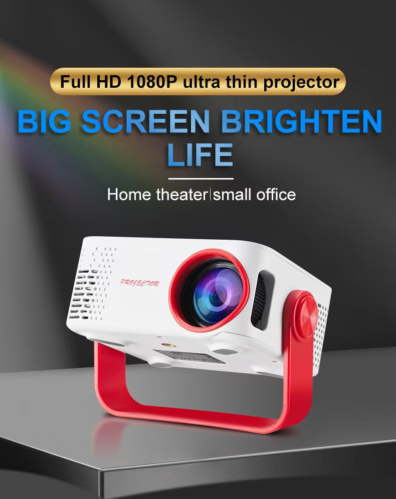 Projector with WiFi and Bluetooth,Mini-Projector 1080P Outdoor Movie Projector for Phone/TV Stick