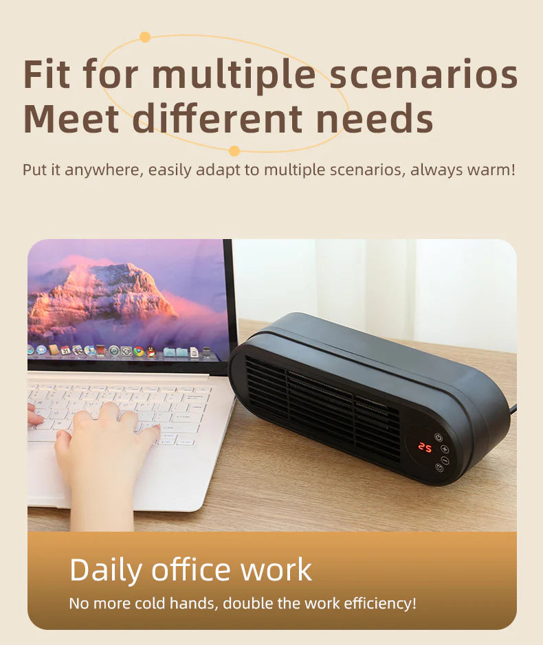 Desktop Heater | Small Home Heater | Portable Hot Air Blower