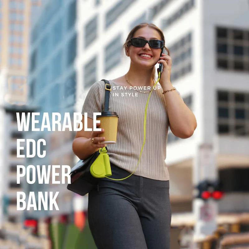 Power Bank with Retractable Charging Cable
