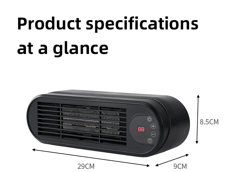 Desktop Heater | Small Home Heater | Portable Hot Air Blower