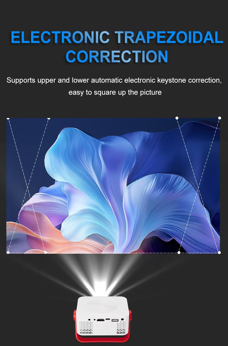 Projector with WiFi and Bluetooth,Mini-Projector 1080P Outdoor Movie Projector for Phone/TV Stick