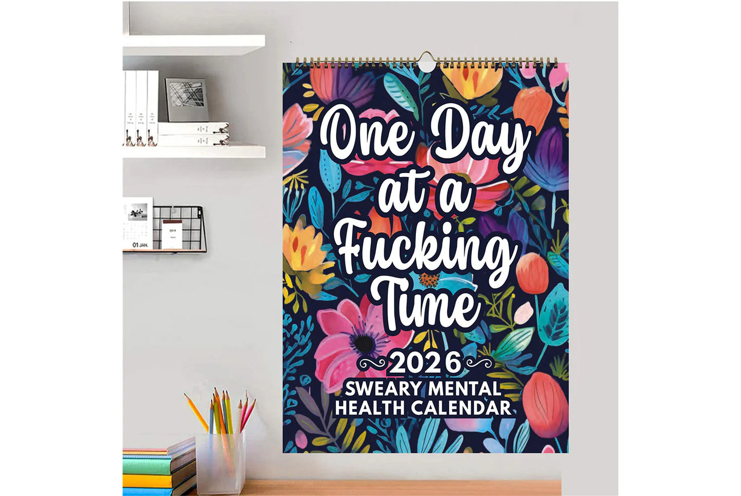 Tired Woman's Calendar 2026 | Creative Desk Calendar | Desk Decoration