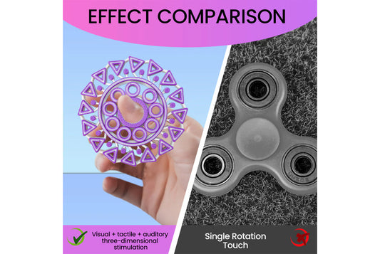 "Sharp Teeth" Stress Relief Spinning Top