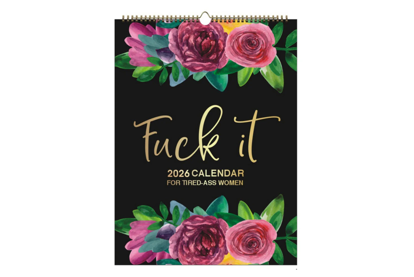 Tired Woman's Calendar 2026 | Creative Desk Calendar | Desk Decoration