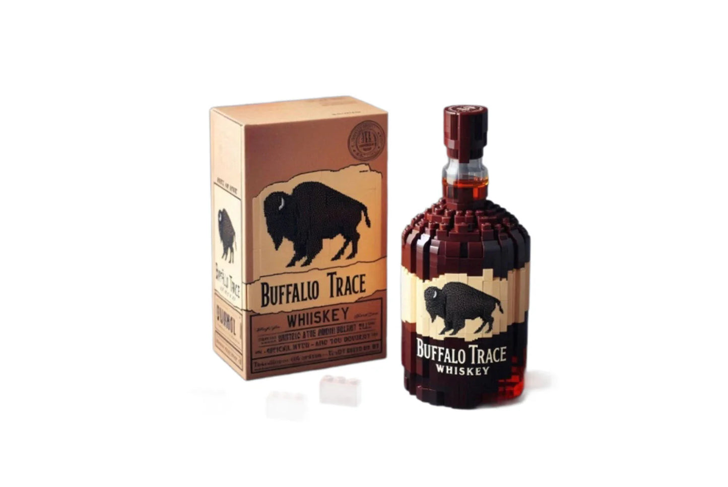 Whiskey Bottle Building Blocks