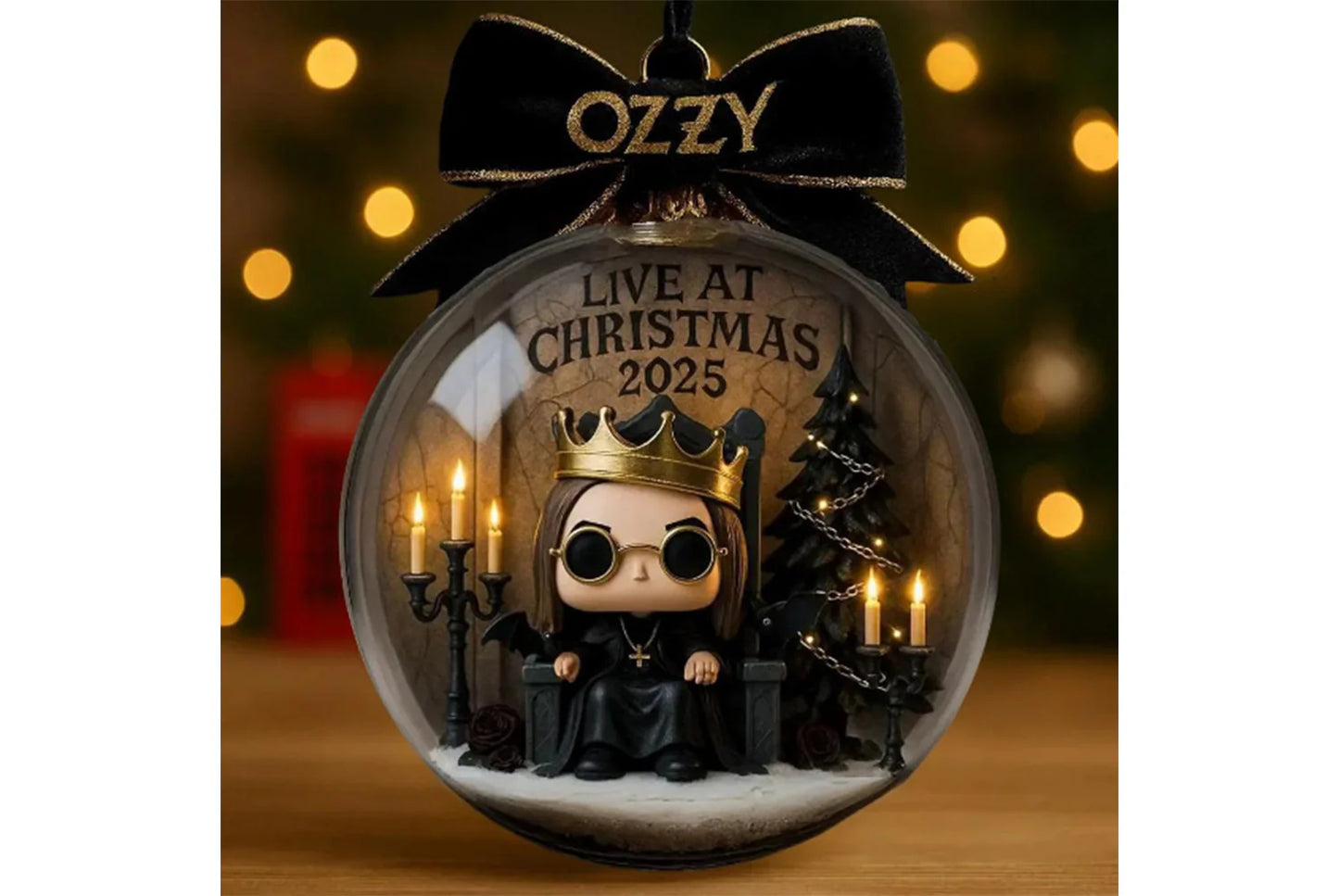 Ozzy Osbourne Christmas Tree Decoration