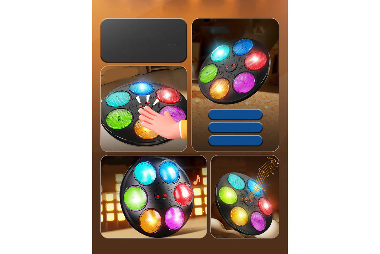 Multi-Function Hand-Clap Memory Game Machine | Children's Early Education Toy | Interactive Light and Music