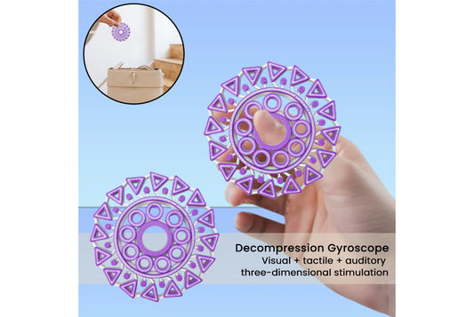 "Sharp Teeth" Stress Relief Spinning Top