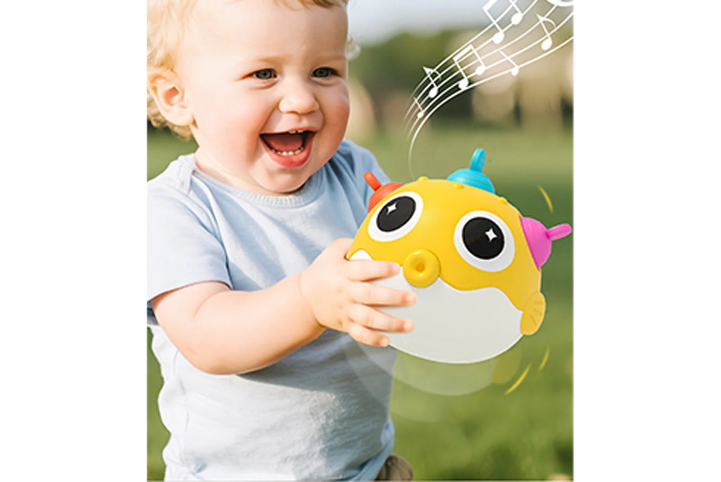 Baby Tumbler Toy | Early Childhood Education Rattle for 0-1 Year Olds | Newborn Visual and Audio Training