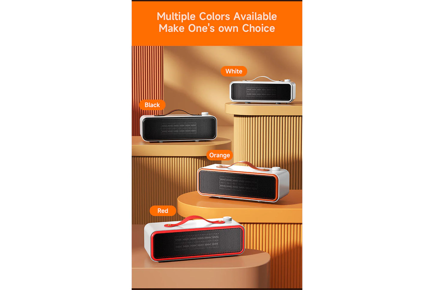 Home Mini Heater | Office Desk Heater | Low-Energy Hand Warmer