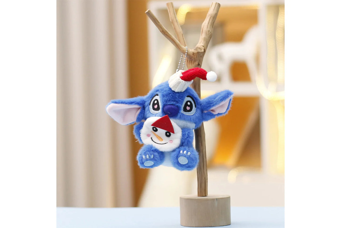 Christmas Stitch Plush Pendant | Holiday Figure | Keychain Doll
