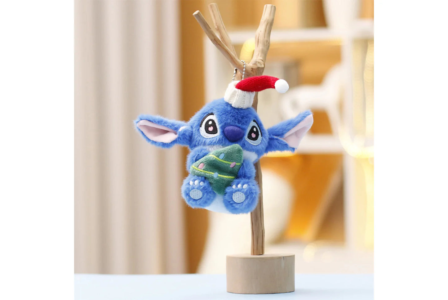Christmas Stitch Plush Pendant | Holiday Figure | Keychain Doll