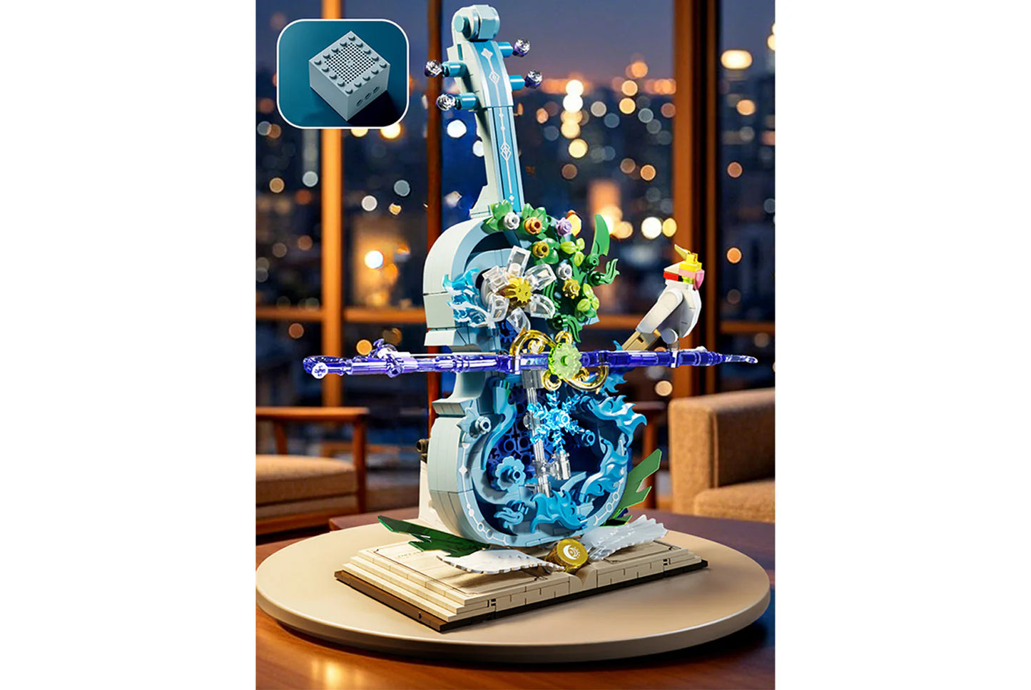 LEGO Compatible Violin | Children's Educational Building Toy | Ages 6+