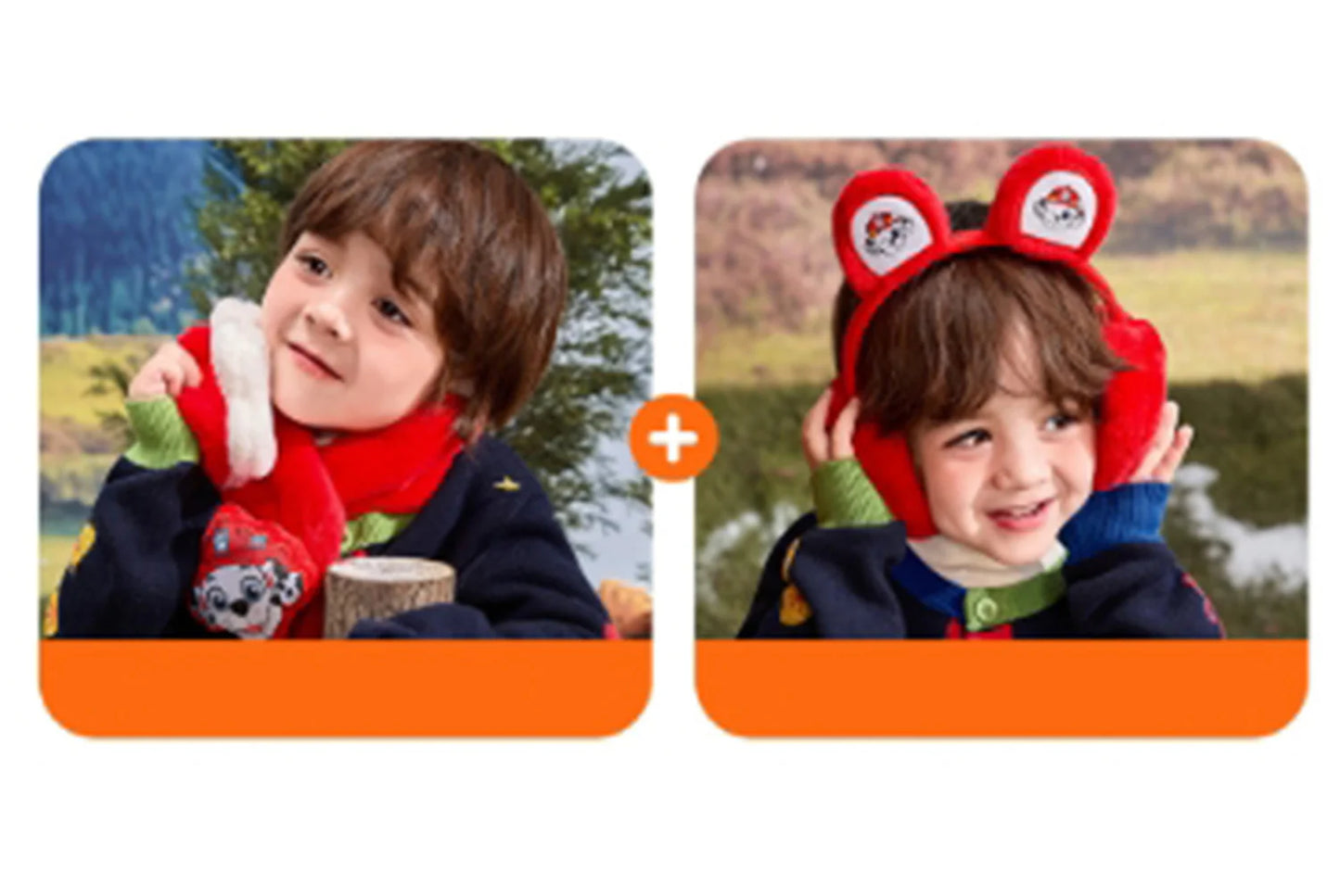 Paw Patrol Children's Warm Scarf and Earmuff Set