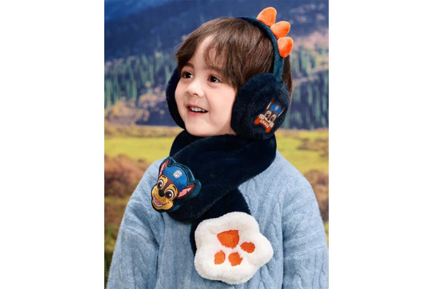 Paw Patrol Children's Warm Scarf and Earmuff Set