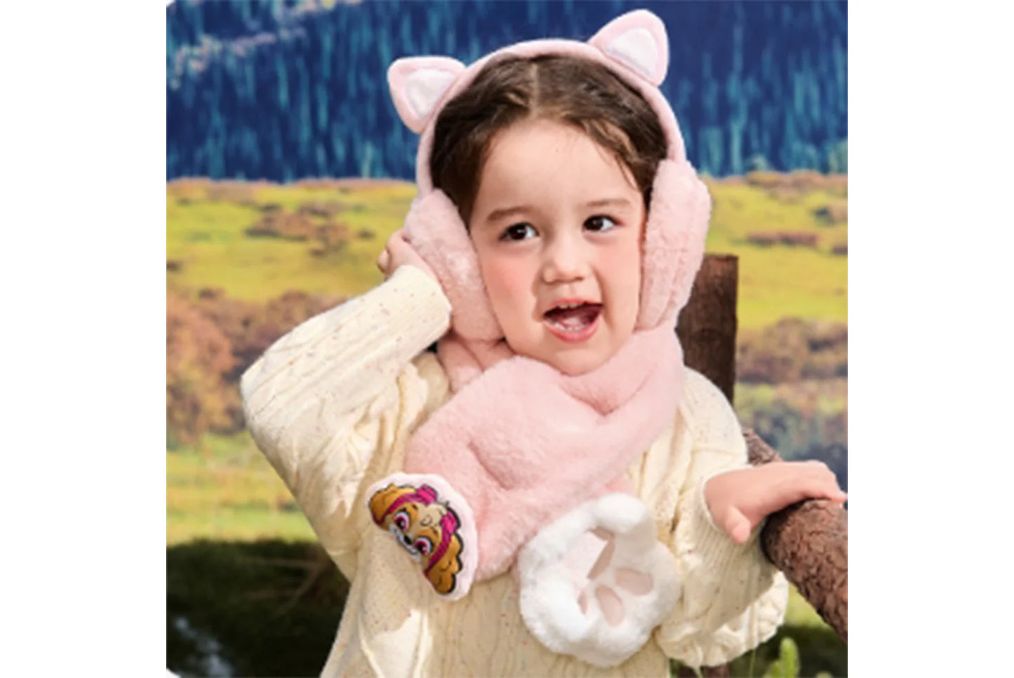 Paw Patrol Children's Warm Scarf and Earmuff Set