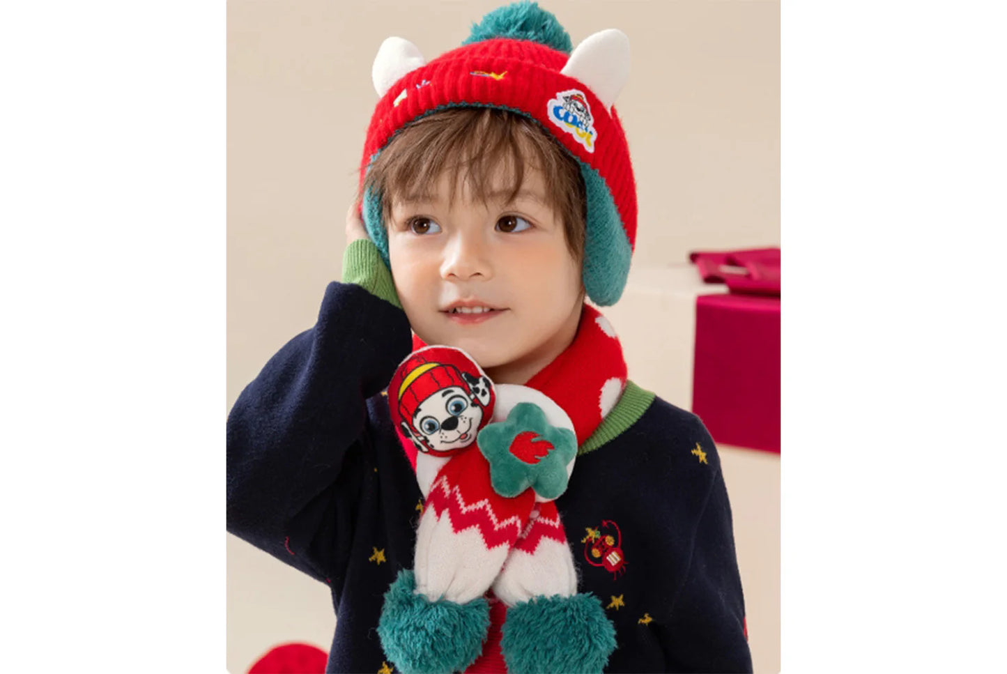 Paw Patrol Children's Hat and Scarf Two-Piece Set