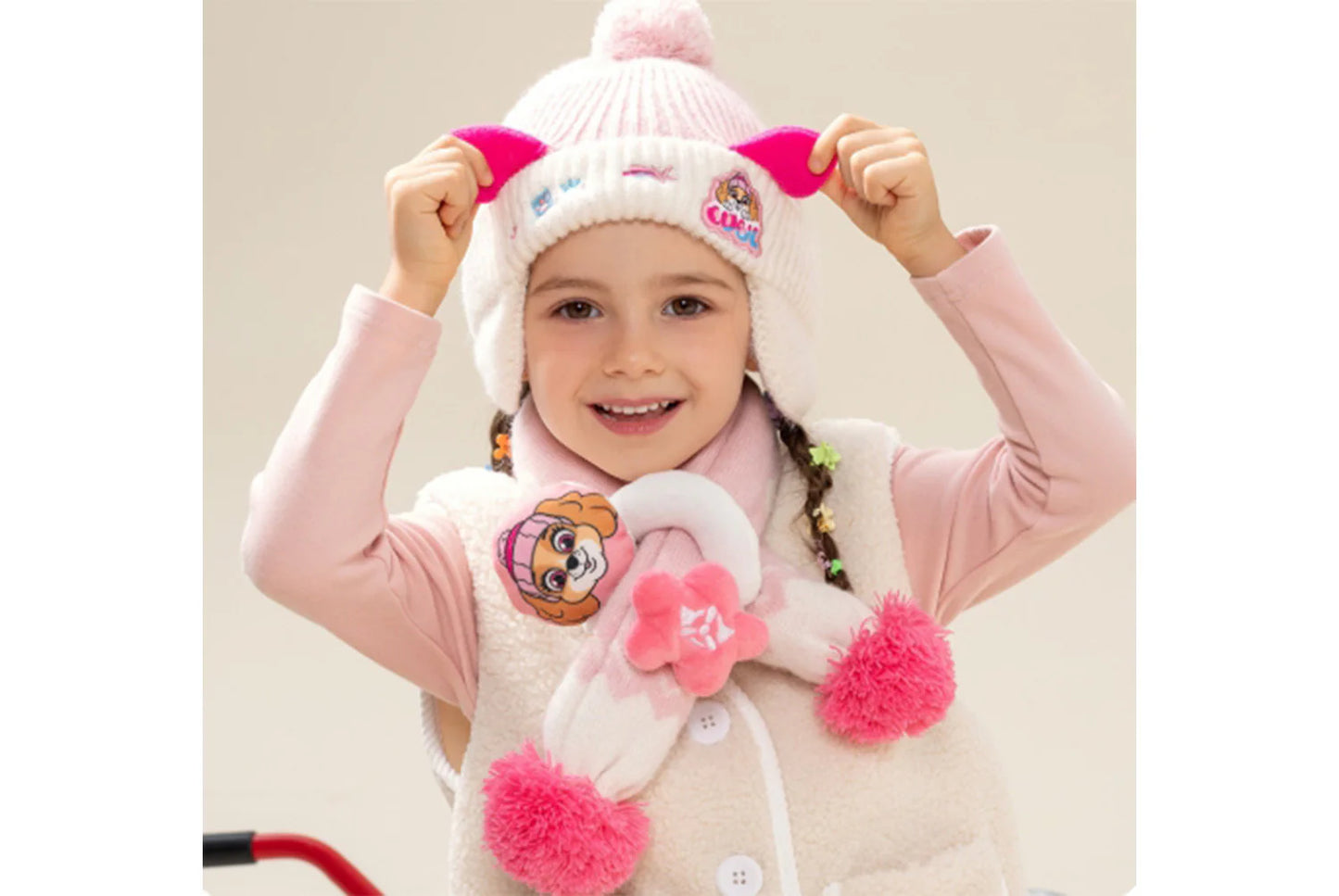 Paw Patrol Children's Hat and Scarf Two-Piece Set