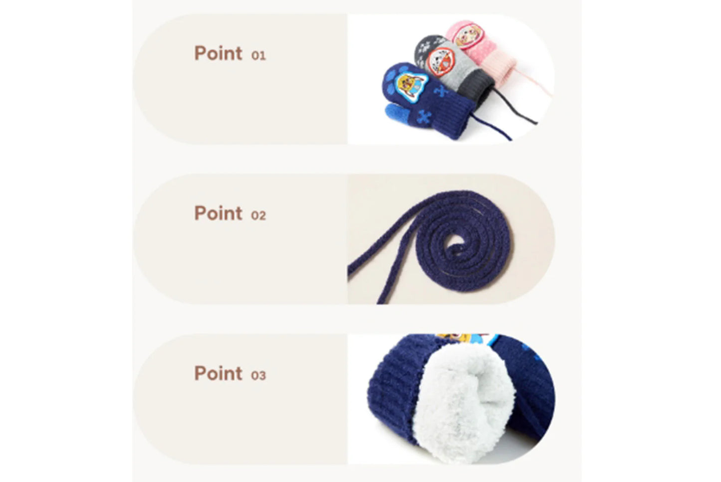 Paw Patrol Children's Warm Mittens