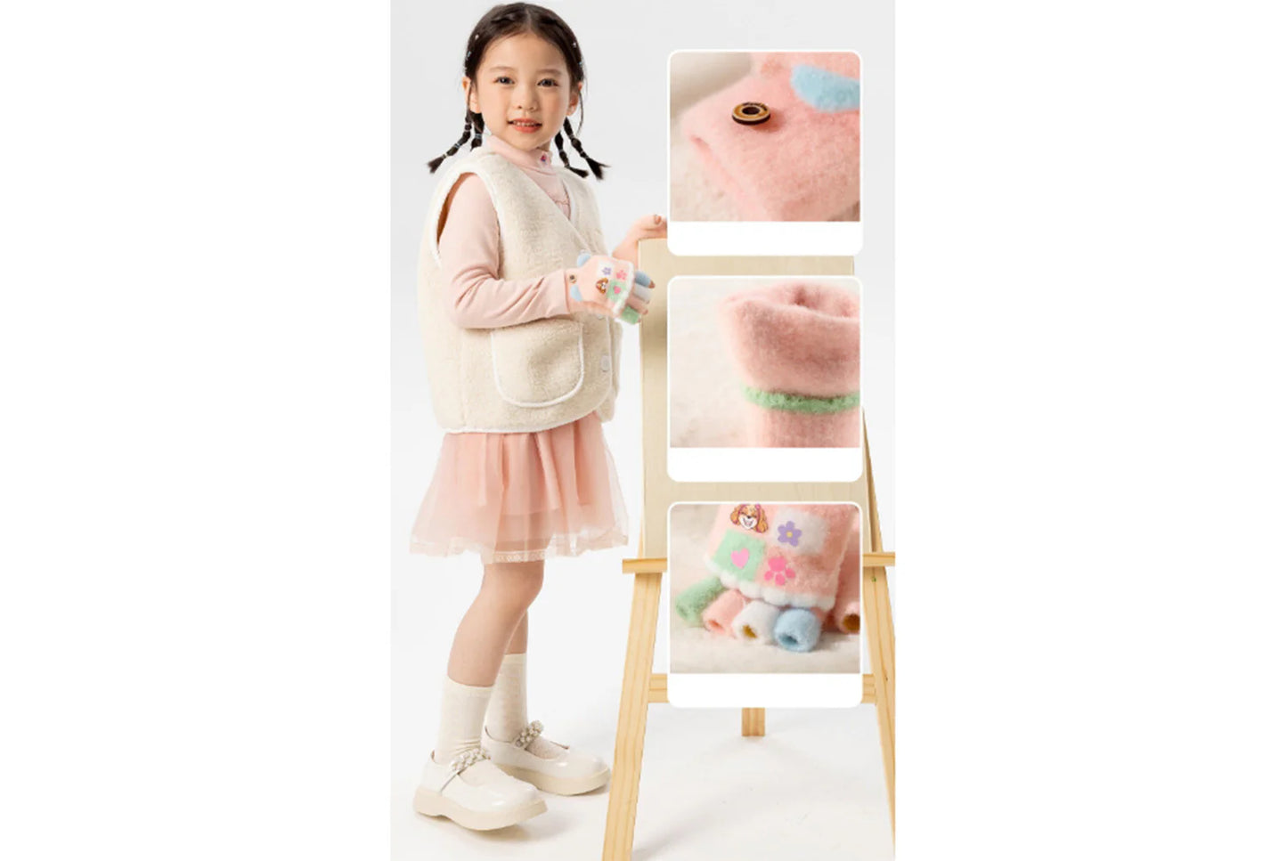 Paw Patrol Children's Flap-Fingerless Warm Gloves