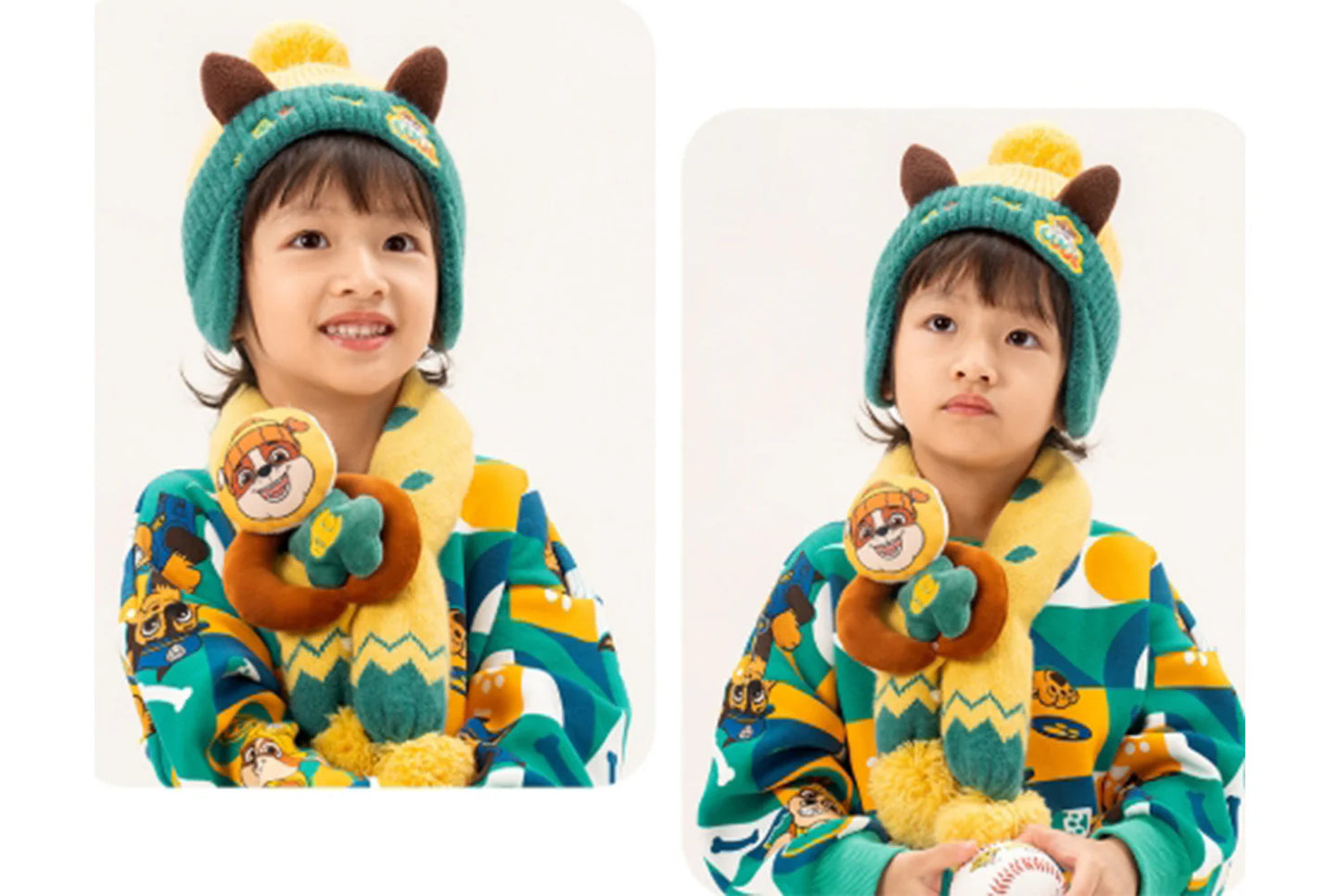 Paw Patrol Children's Hat and Scarf Two-Piece Set