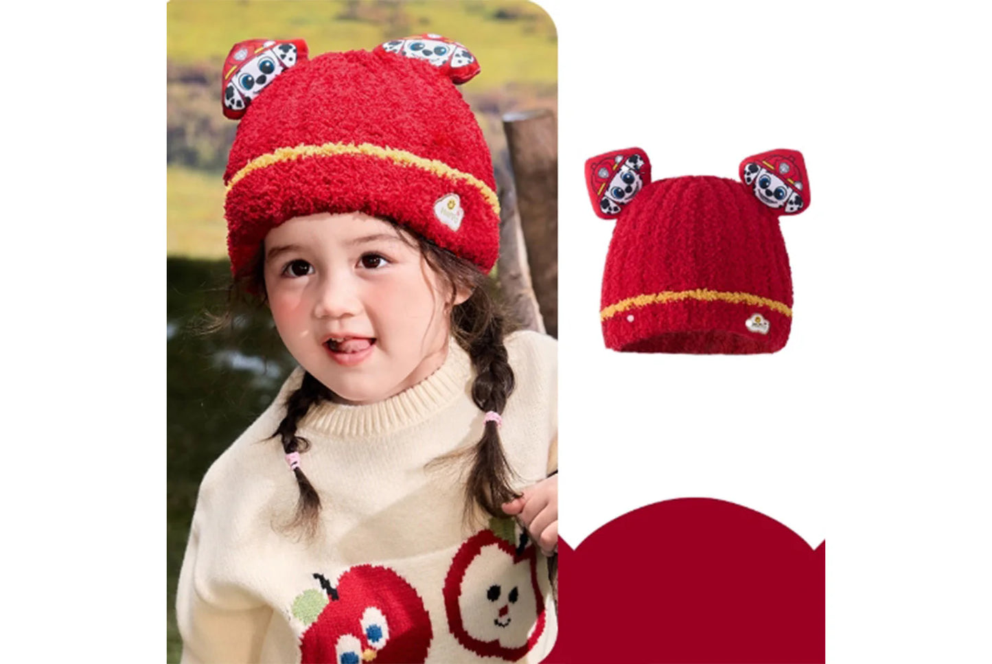 Paw Patrol Children's Warm Half-Fleece Knit Hat