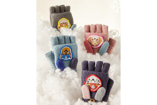Paw Patrol Children's Flap-Fingerless Warm Gloves