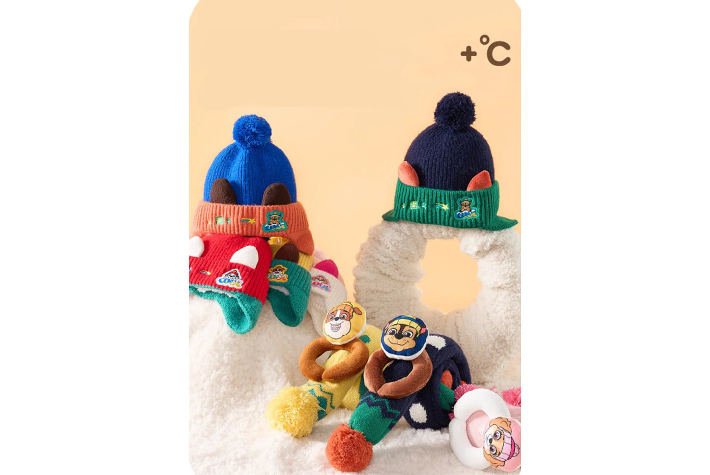 Paw Patrol Children's Hat and Scarf Two-Piece Set
