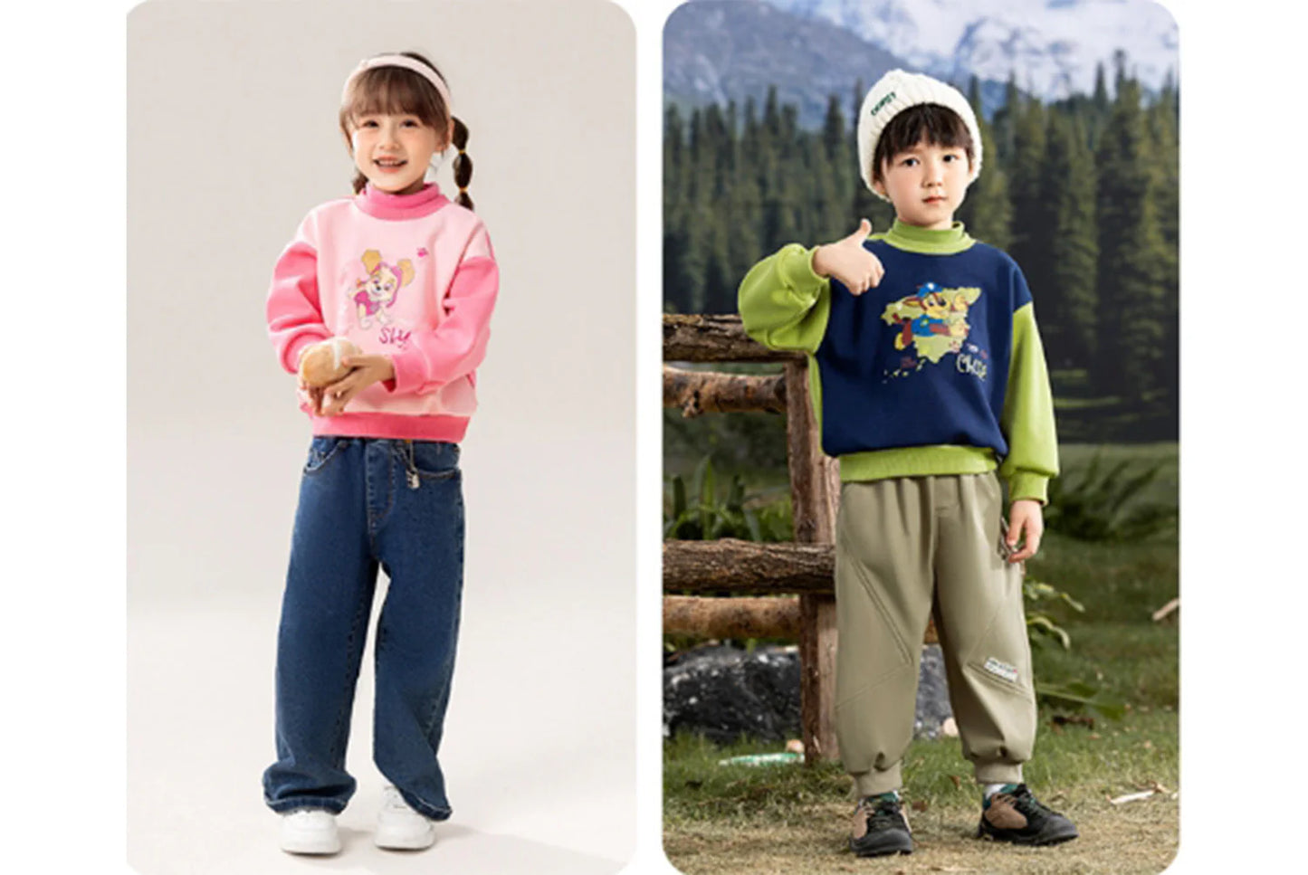 Children's Fleece Turtleneck Sweatshirt