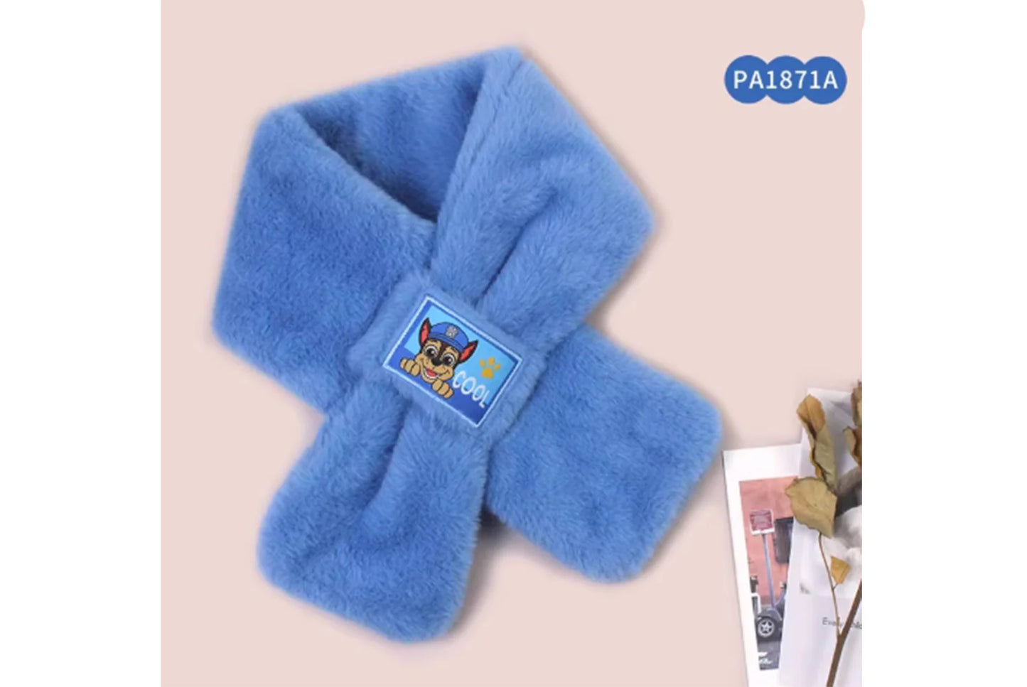 Paw Patrol New Year Red Children's Warm Scarf (Adjustable)