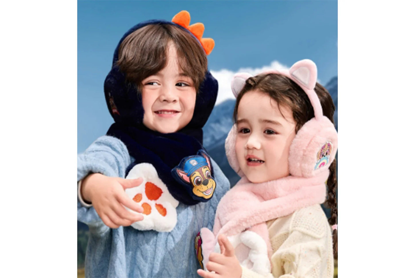 Paw Patrol Children's Warm Scarf and Earmuff Set