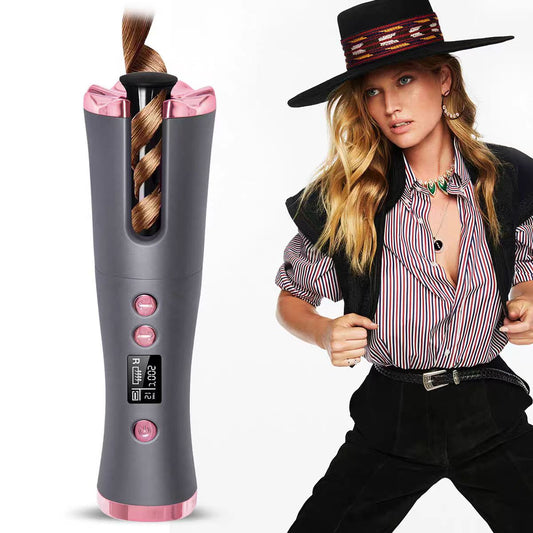 Automatic Hair Curler Machine , Ceramic Curling Iron