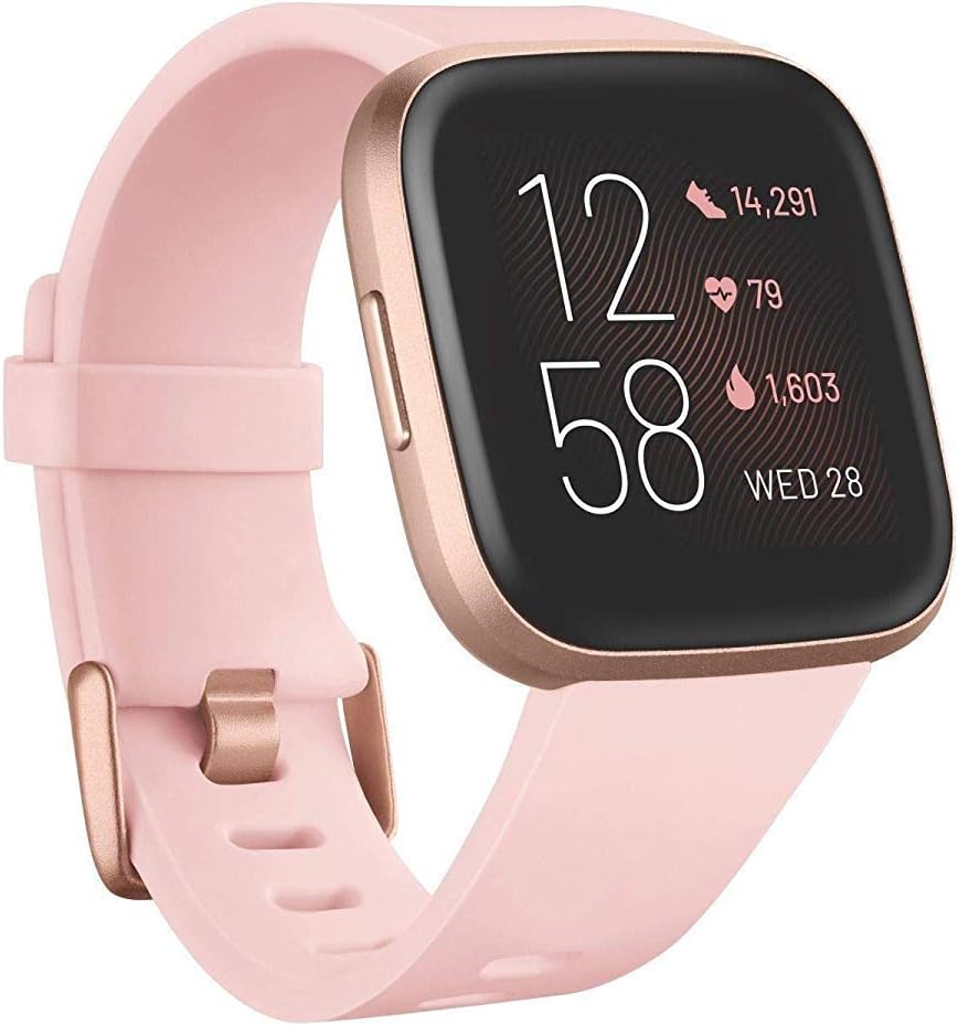 Fitbit Versa 2 Health & Fitness Smartwatch with Heart Rate, Music, Alexa Built-in, Sleep & Swim Tracking