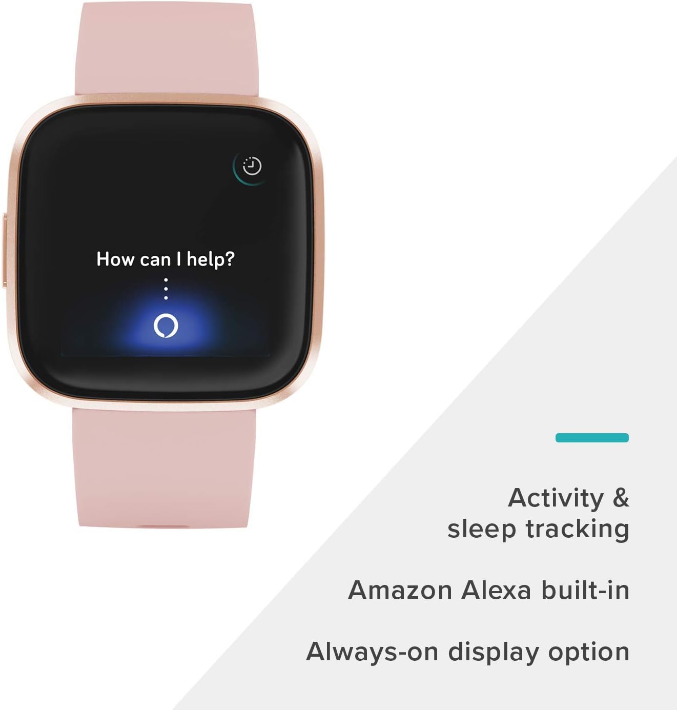 Fitbit Versa 2 Health & Fitness Smartwatch with Heart Rate, Music, Alexa Built-in, Sleep & Swim Tracking