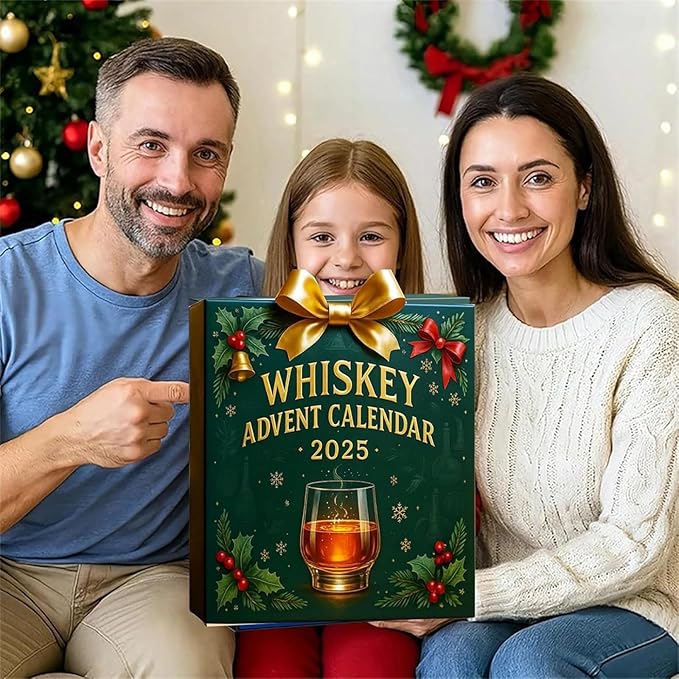 Whiskey Advent Calendar, 2025 New Whiskey Advent Calendar, 24 Days of Christmas Advent Calendar Boxes, A Daily Tasting Journey Through the Diverse Flavors of W-hiskey
