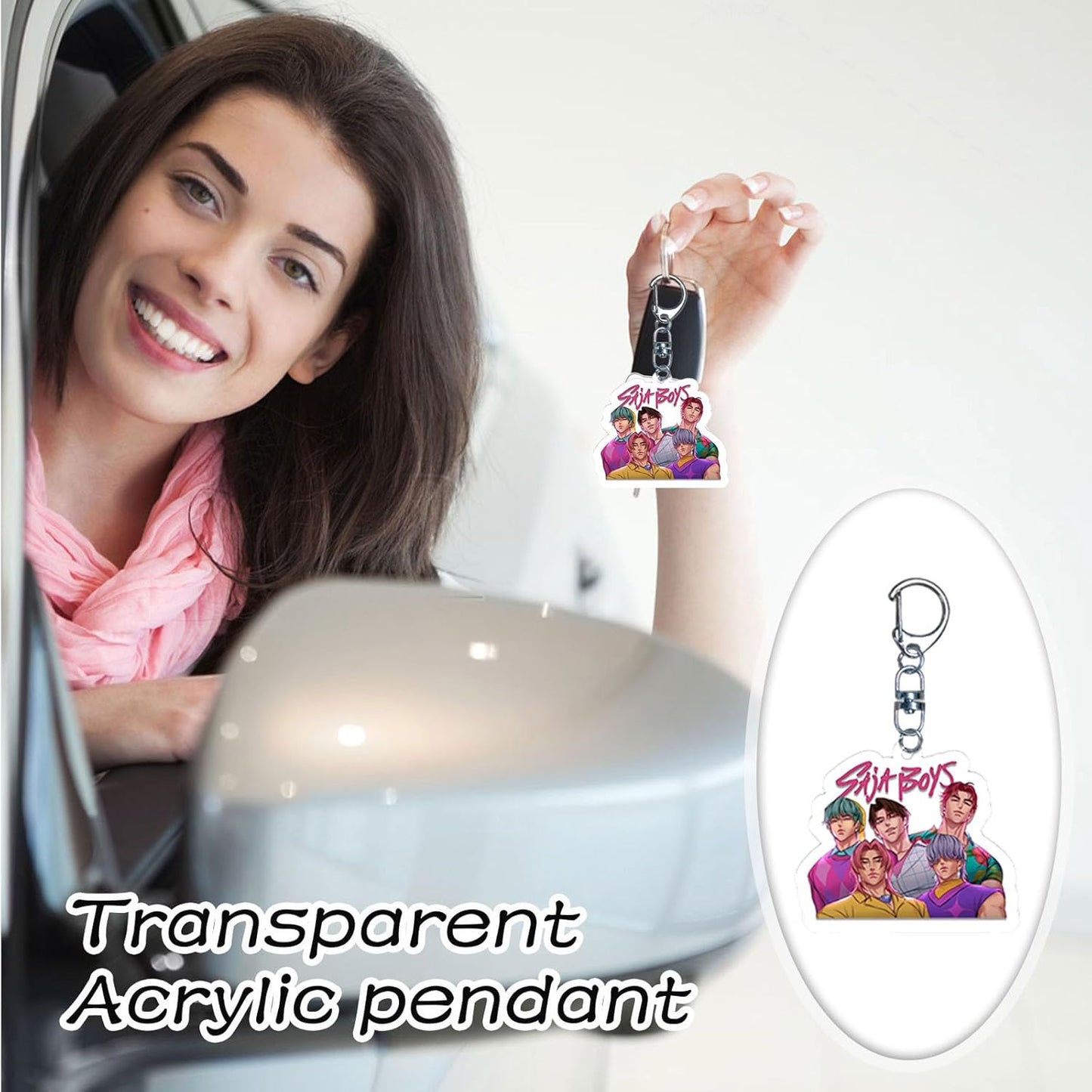 Advent Calendar 2025 24Pcs Keychain Countdown Calendar Anime Pendant Keychains Holder Car Key Ring Bag Hanging