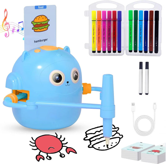 Smart Children's Drawing Robot (with Pen and Card Insertion