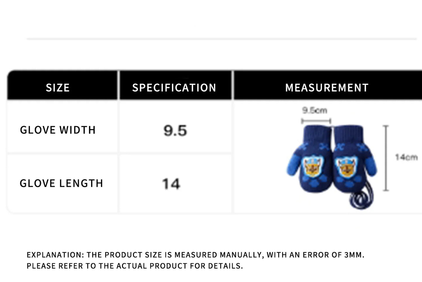 Paw Patrol Children's Warm Mittens