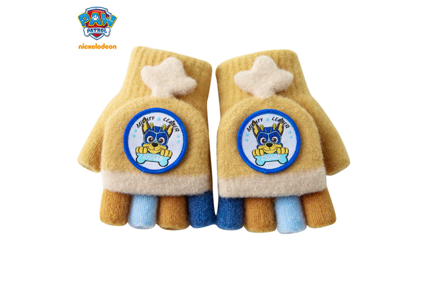 Paw Patrol Children's Flap-Fingerless Warm Gloves