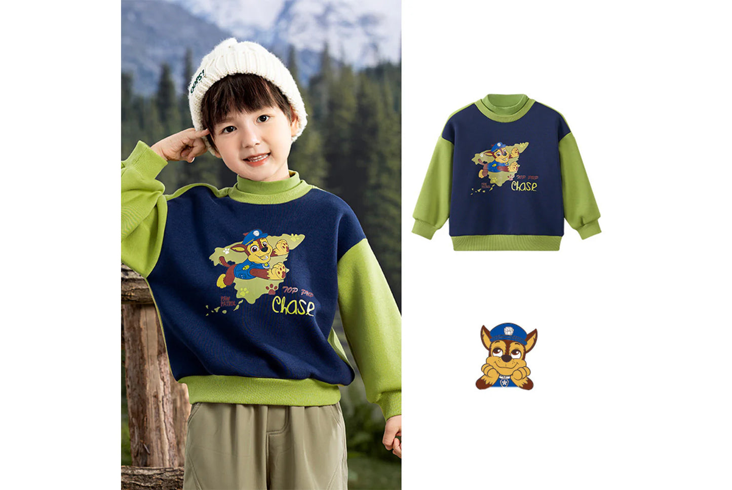Children's Fleece Turtleneck Sweatshirt