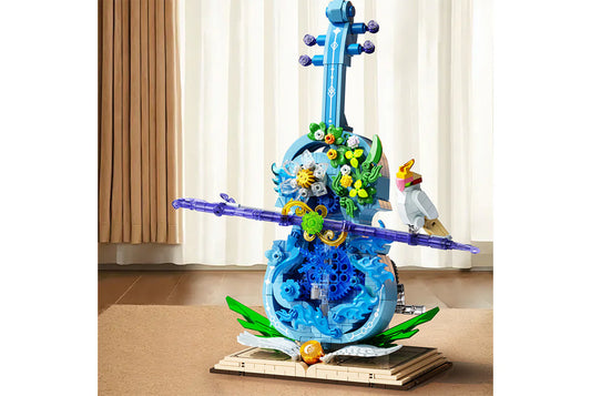 LEGO Compatible Violin | Children's Educational Building Toy | Ages 6+