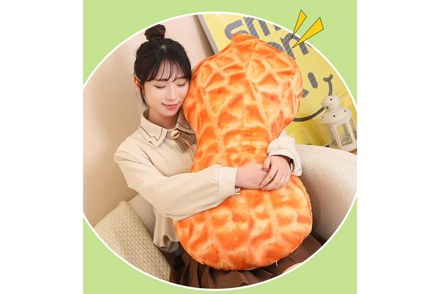 Good Things Peanut Creative One-Piece Pillow/Head Cover