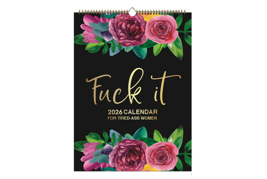 Tired Woman's Calendar 2026 | Creative Desk Calendar | Desk Decoration
