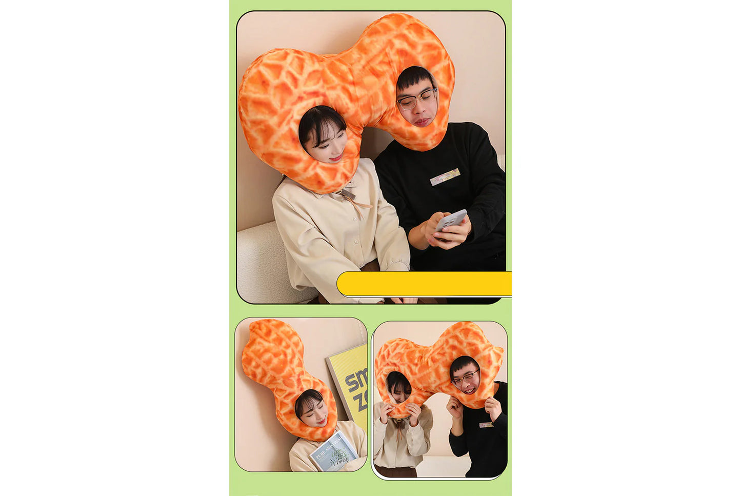 Good Things Peanut Creative One-Piece Pillow/Head Cover